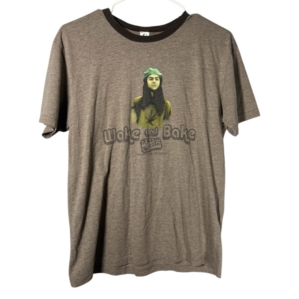 Y2K Dazed and Confused Wake and Bake Vintage Movie Promo Shirt Medium